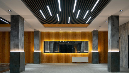 LED luminaires on lighting columns.jpg